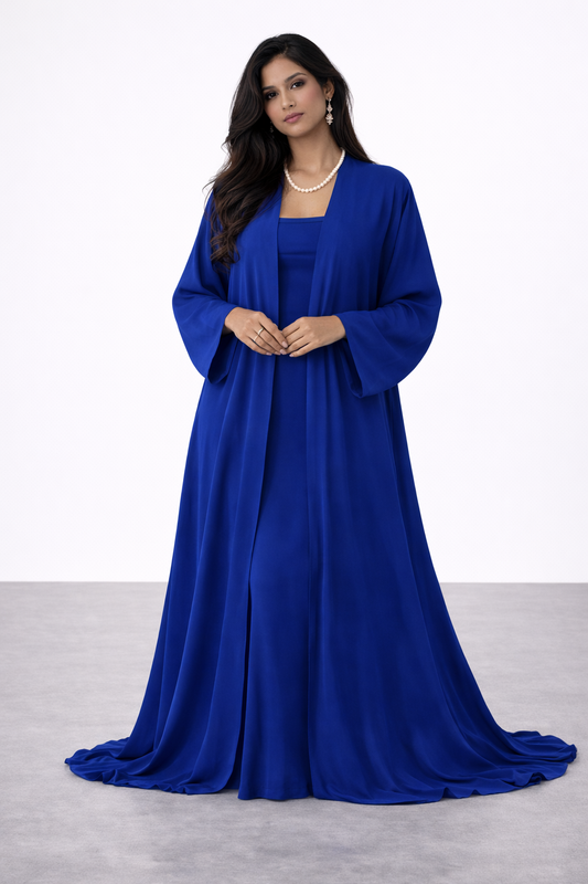 Marine-Blue Abaya