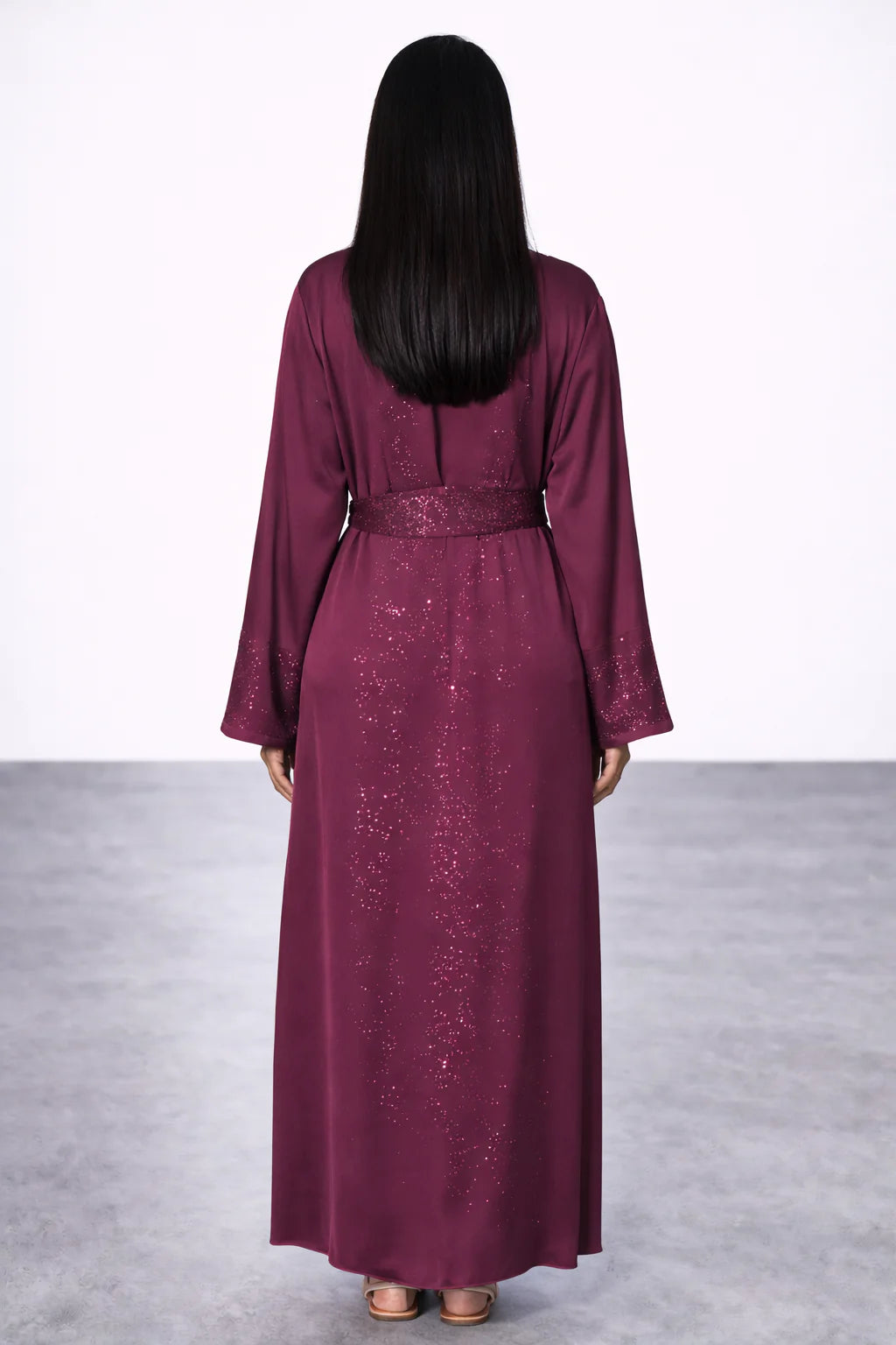 Sparkling-Ruby Abaya