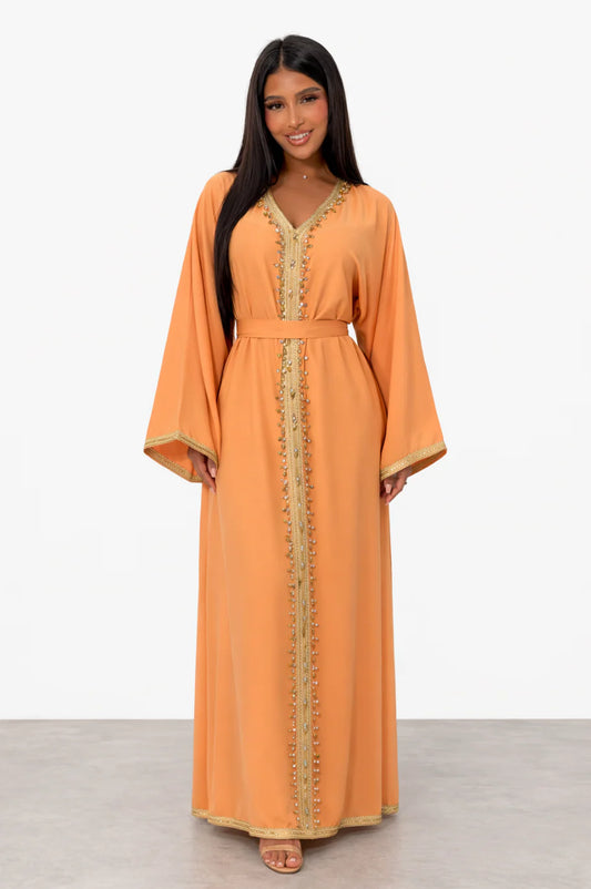 Sunset-Pearl Abaya